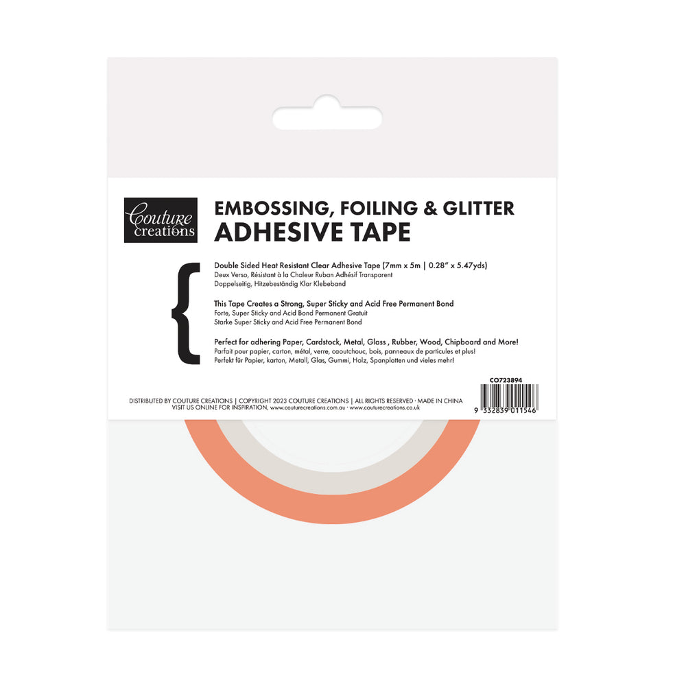 Adhesive - Embossing, Foil and Glitter Tape (7mm x 5m)