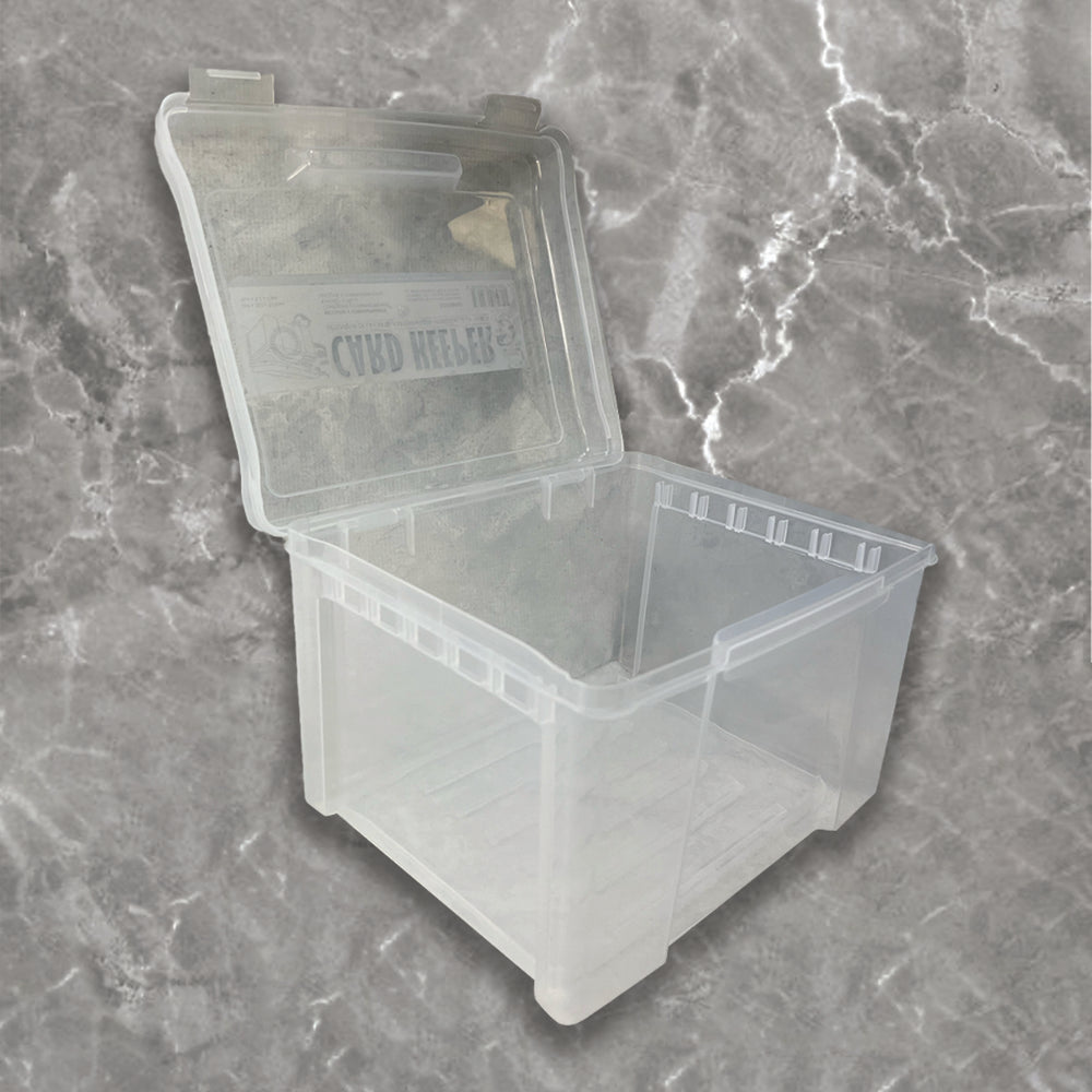 Card Keeper with 6 dividers 10.6" x 9.2" x 7.6"