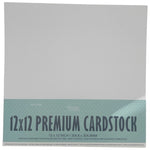 Smooth White Cardstock (10pk) - 304.8 x 304.8mm | 12 x 12in - 216gsm