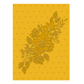 Vintage Tea Collection - 3D Embossing Folder - Centred Flowers  - 127 x 177.8MM | 5 x 7IN