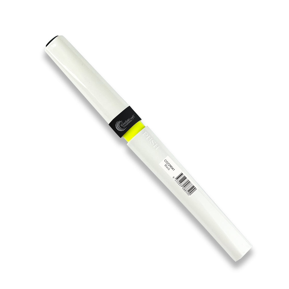 Winkles Glitter Brush Marker BLACK
