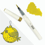 Winkles Glitter Brush Marker LIGHT GOLD