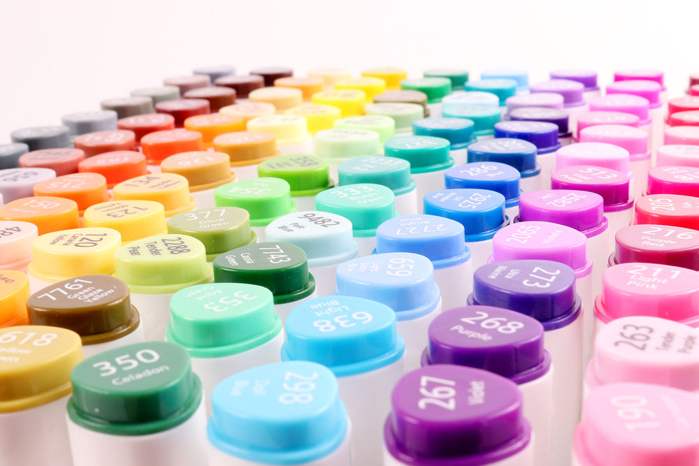 Twin Tip Alcohol Ink Marker Case with Includes 108 Markers