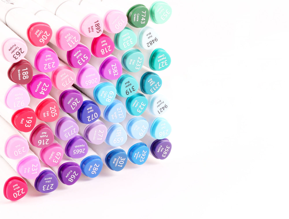Twin Tip Alcohol Ink Marker Case with Includes 108 Markers
