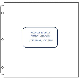 CC 12X12 3D Ring Album Refills -12x12 Pk10