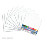 CC Textured Cardstock - 12x12 - Snow White (216gsm) - 10 Sheets