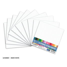 CC Textured Cardstock - 12x12 - Snow White (216gsm) - 10 Sheets