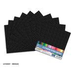 CC Textured Cardstock - 12x12 - Obsidian (216gsm) - 10 Sheets