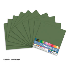 CC Textured Cardstock - 12x12 - Cypress Pine (216gsm) - 10 Sheets