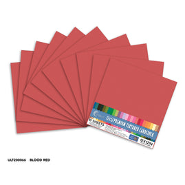 CC Textured Cardstock - 12x12 - Blood Red (216gsm) - 10 Sheets