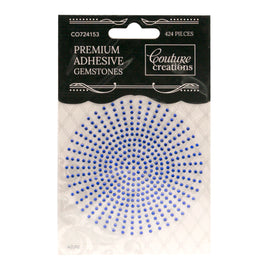 CC Gemstones 2mm Adhesive - Azure Blue 424pce