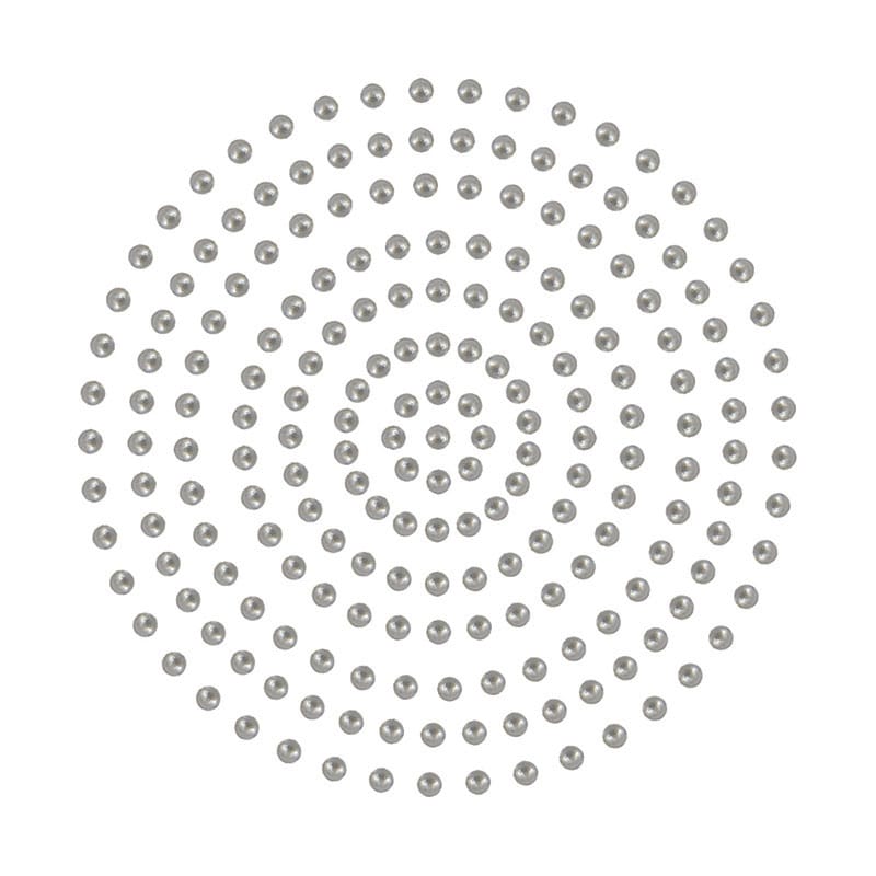 CC Pearls 2mm Adhesive - Bright Silver 424pce