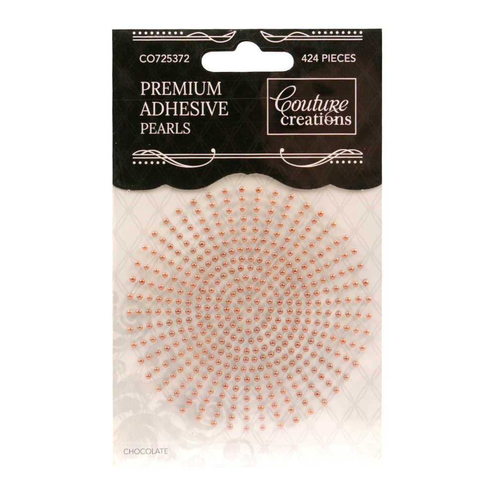 CC Pearls 2mm Adhesive - Chocolate 424pce