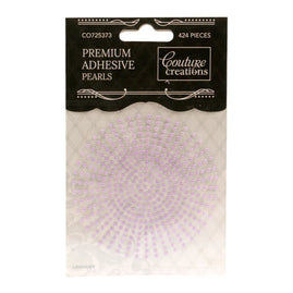 *Adhesive Pearls - Lavender (2mm- 424pc)
