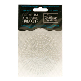 CC Pearls 2mm Adhesive - Cream 424pce