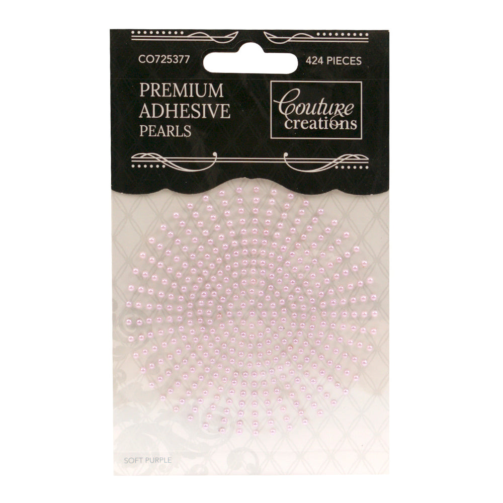 *Adhesive Pearls - Soft Purple (2mm- 424pc)