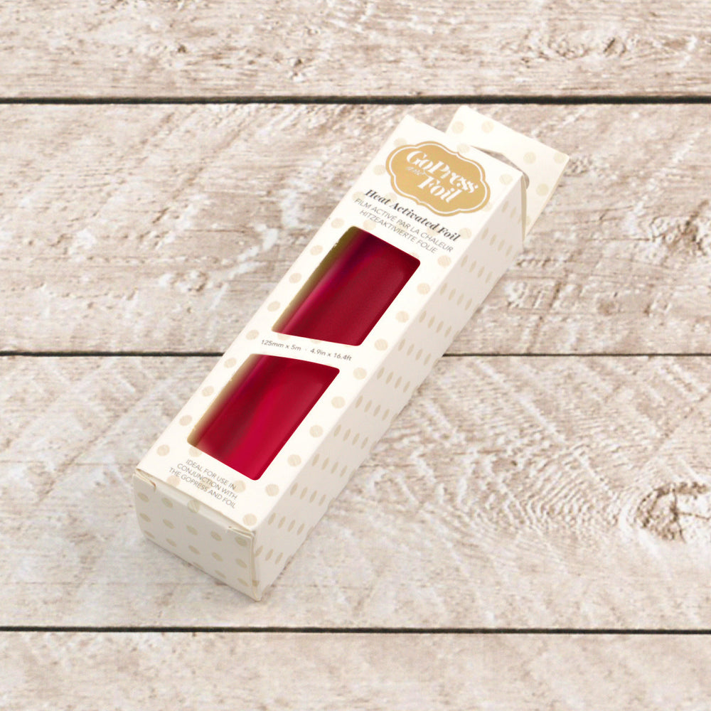 Foil - Red (Rose Mirror Finish) - 125mm x 5m | 4.9in x 16.4ft
