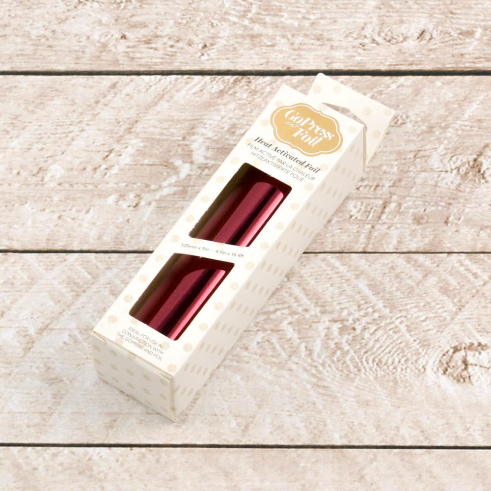 Foil - Maroon (Matte Finish) - 125mm x 5m | 4.9in x 16.4ft