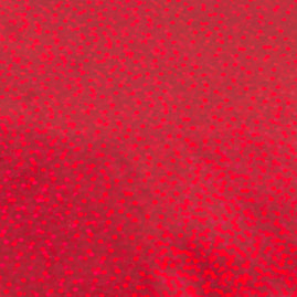 Foil - Red Dotted Hologram (Mirror Finish) - Heat activated