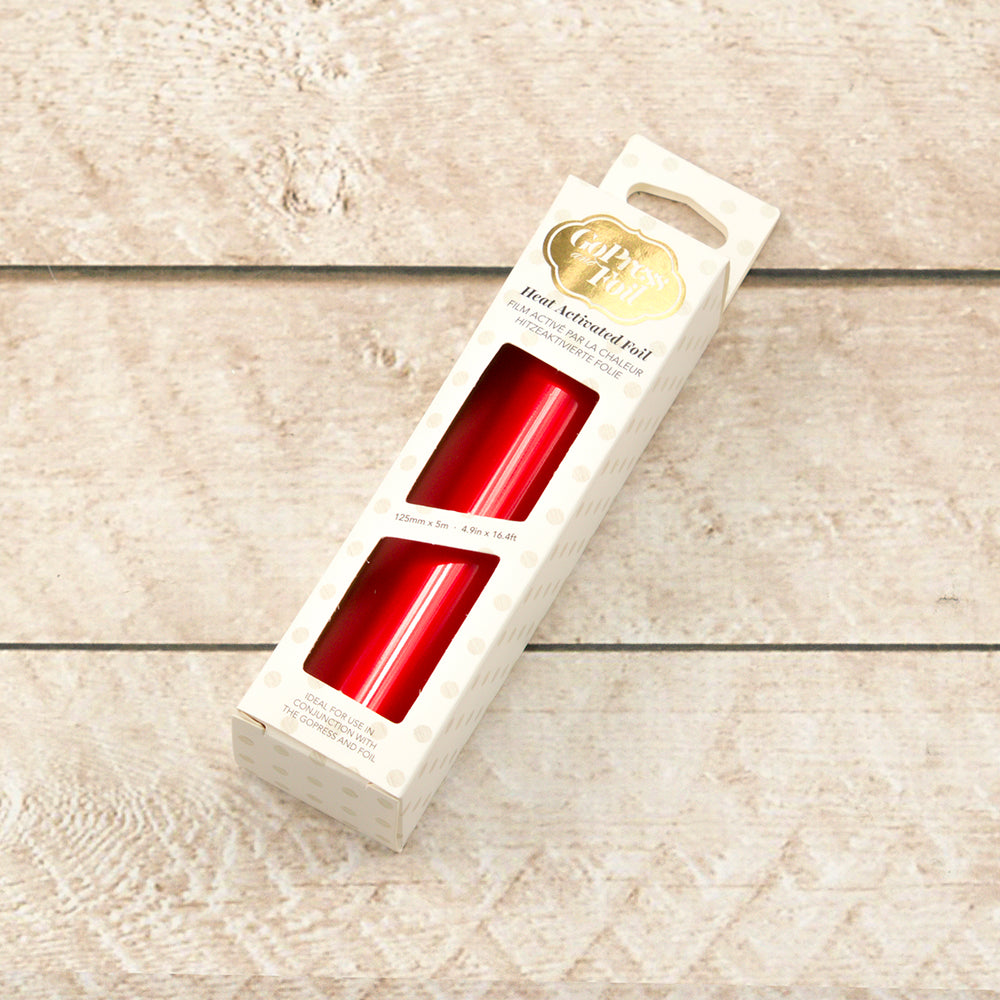 Foil - Red (Pastel Matte Finish) - Heat activated