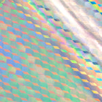Foil - Silver (Iridescent Cube Pattern) - Heat activated