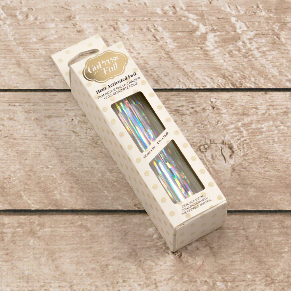 Foil - Silver (Iridescent Pillars Finish) - Heat activated