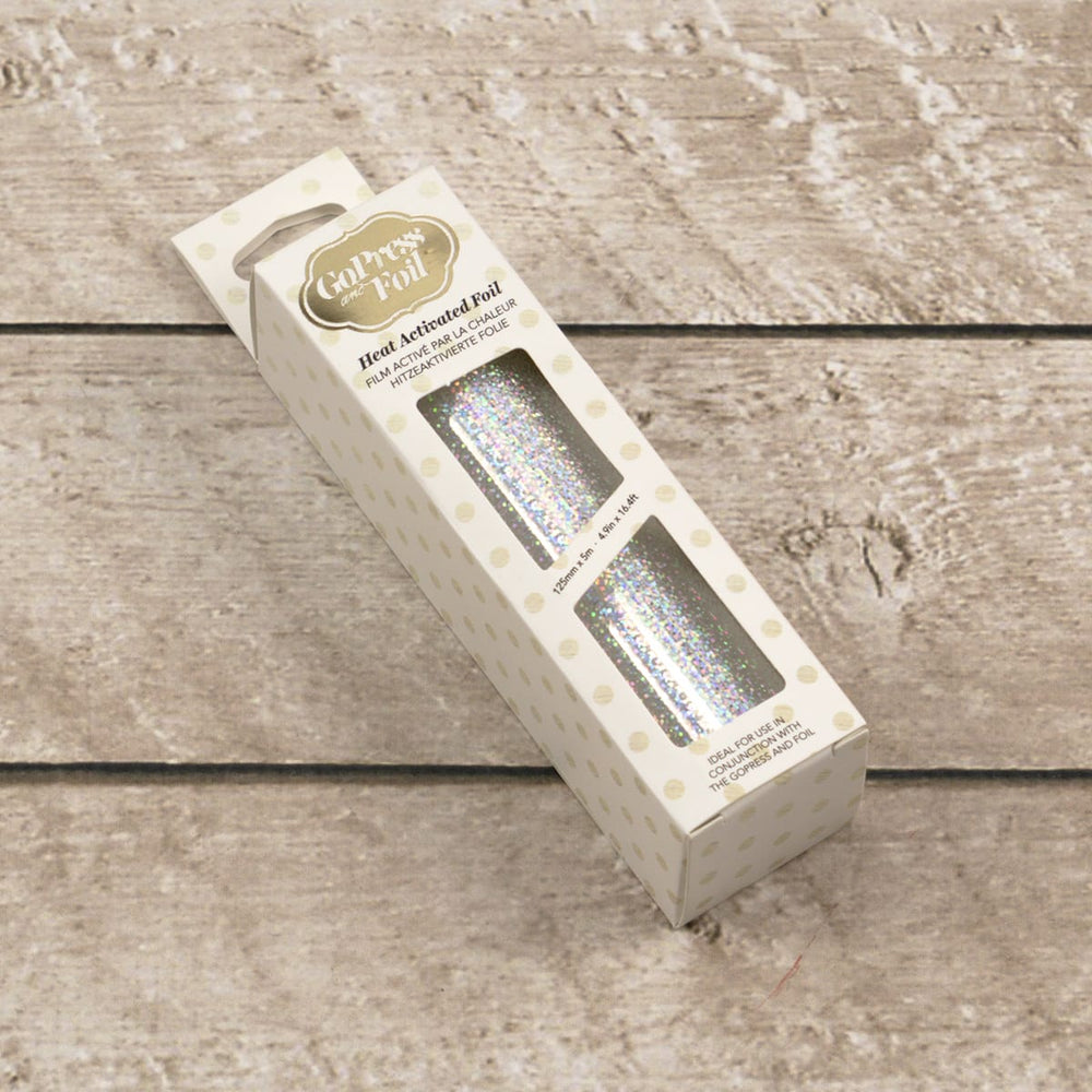 Foil - Silver (Iridescent Speckled Pattern) - Heat activated