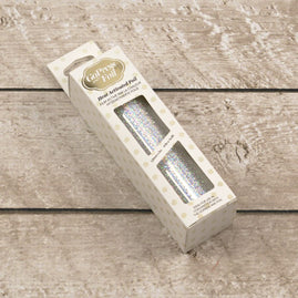 Foil - Silver (Iridescent Speckled Pattern) - Heat activated