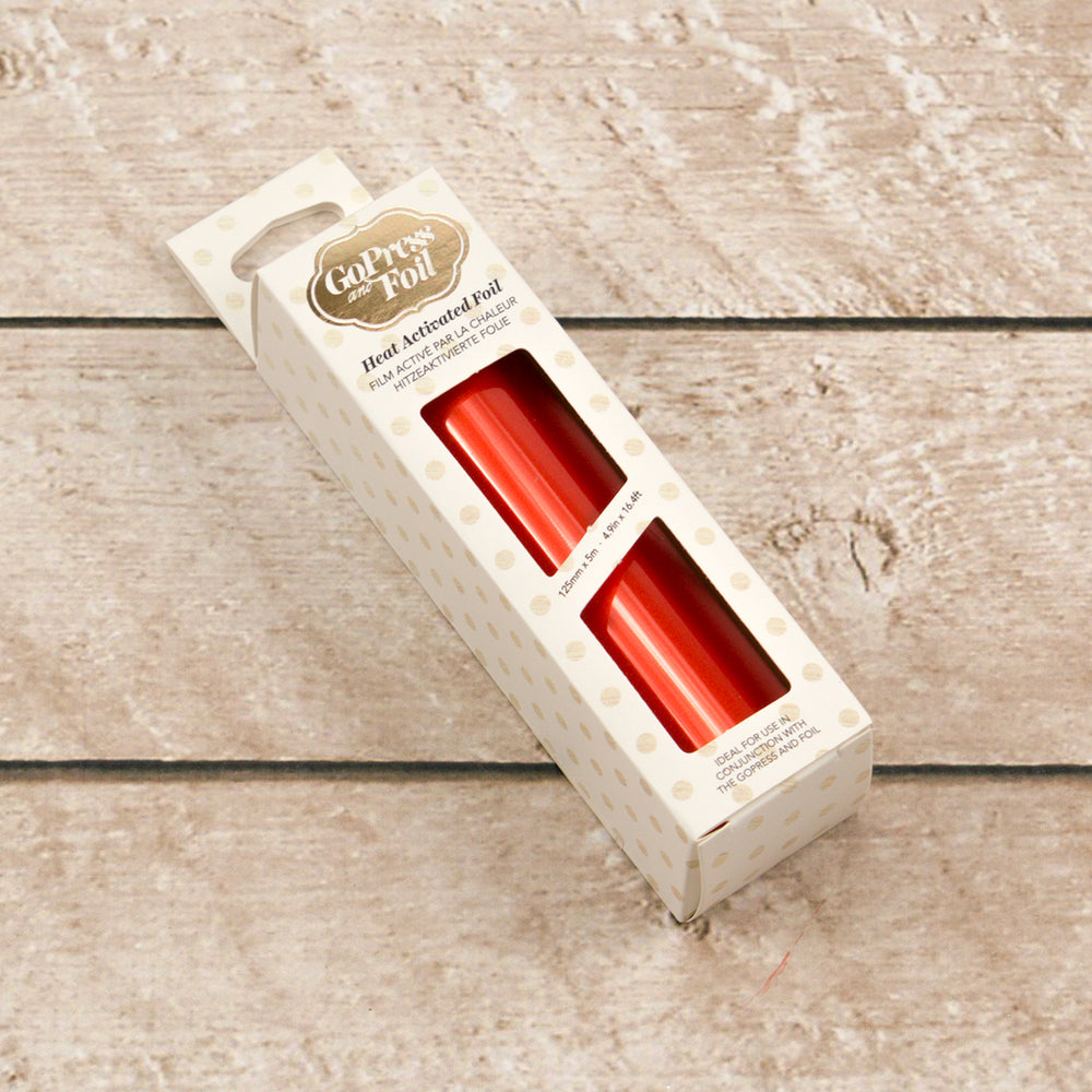 Foil - Persimmon Orange (Mirror Finish) - Heat activated