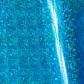 Foil - Cyan (Iridescent Flakes Pattern) - Heat activated