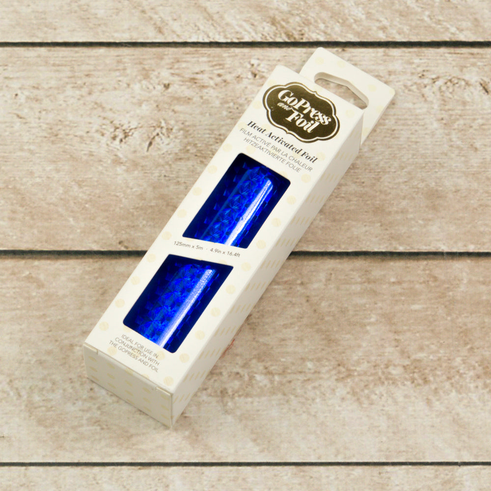 Foil - Blue (Diamond Mirror Finish) - Heat activated