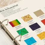 GoPress & Foil Machine - Heat Activated Foil Swatch Book