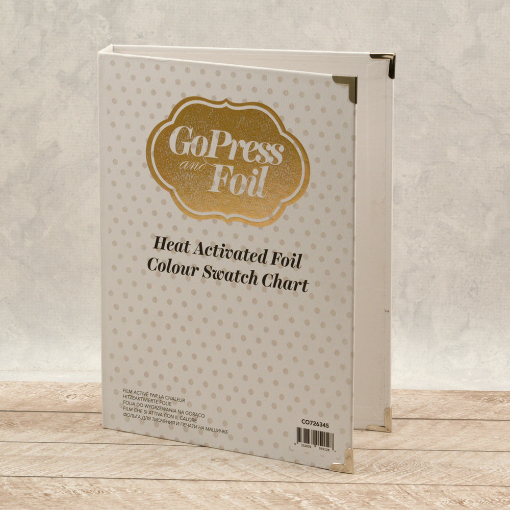 GoPress & Foil Machine - Heat Activated Foil Swatch Book