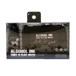 Jet Black Alcohol Ink Pad with 12ml reinker