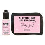 Baby Pink Pearlescent Alcohol Ink Pad with 12ml reinker
