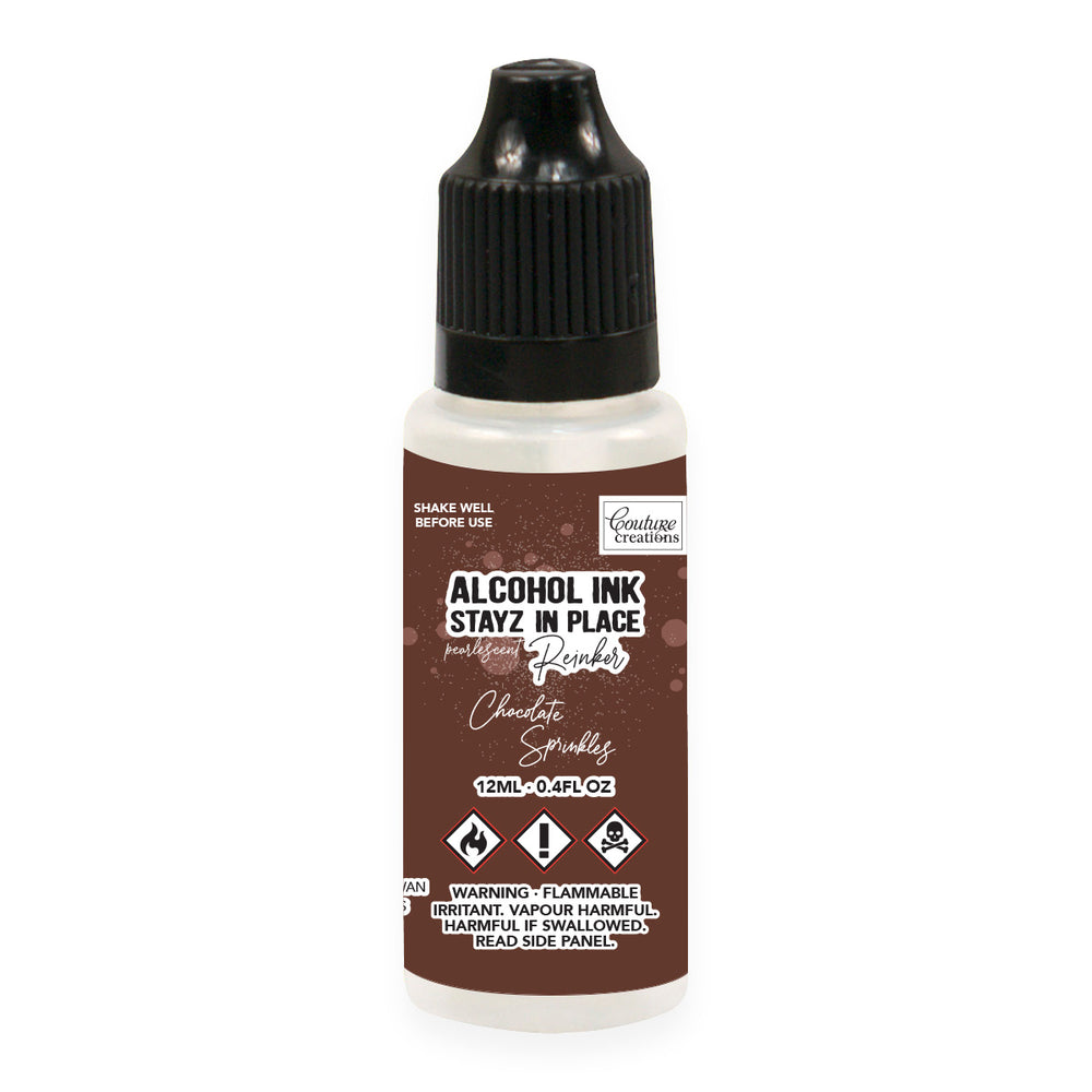 Chocolate Sprinkles Pearlescent Stayz in Place Alcohol Ink Pad Reinker