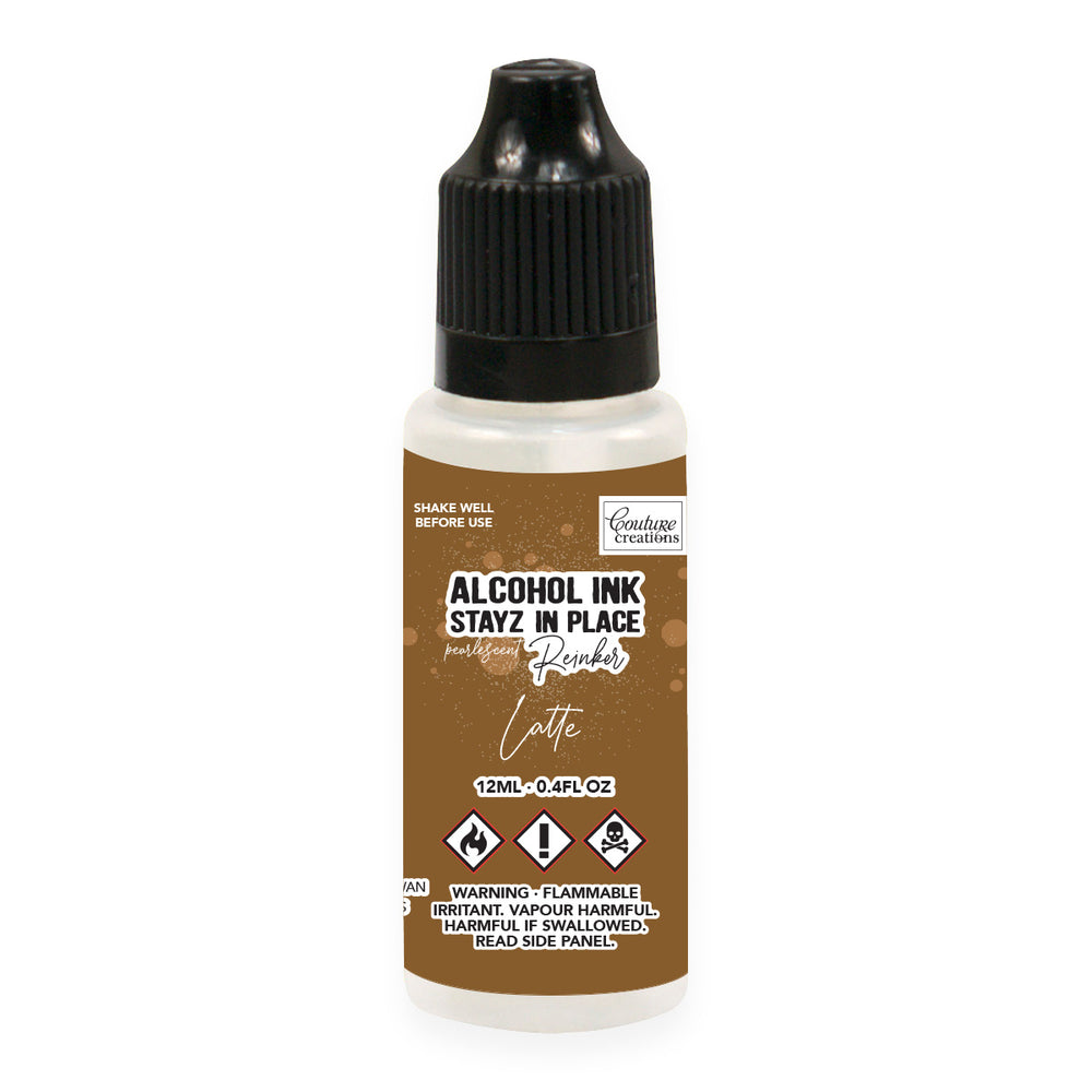 Latte Pearlescent Stayz in Place Alcohol Ink Pad Reinker