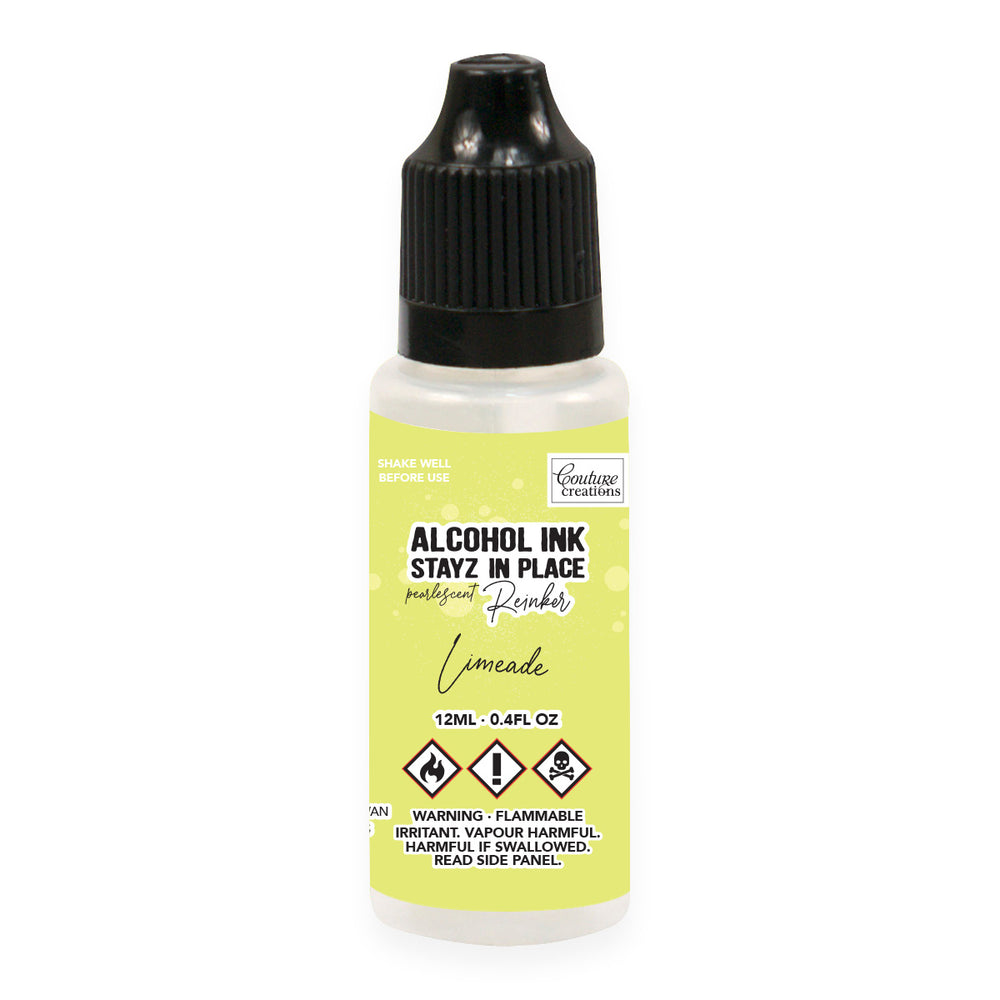 Limeade Pearlescent Stayz in Place Alcohol Ink Pad Reinker