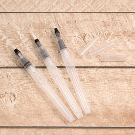 Brush - Water Brush Pack (3pc - sml tip 1.3cm, med tip 1.7cm, lg tip 1.9cm)