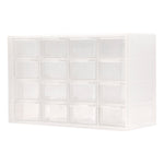 Plastic Drawers (16 compartments) 22.4cm x 14.3cm x 8.7cm