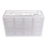 Plastic Drawers (16 compartments) 22.4cm x 14.3cm x 8.7cm