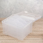 Card Keeper with 6 dividers 10.6" x 9.2" x 7.6"