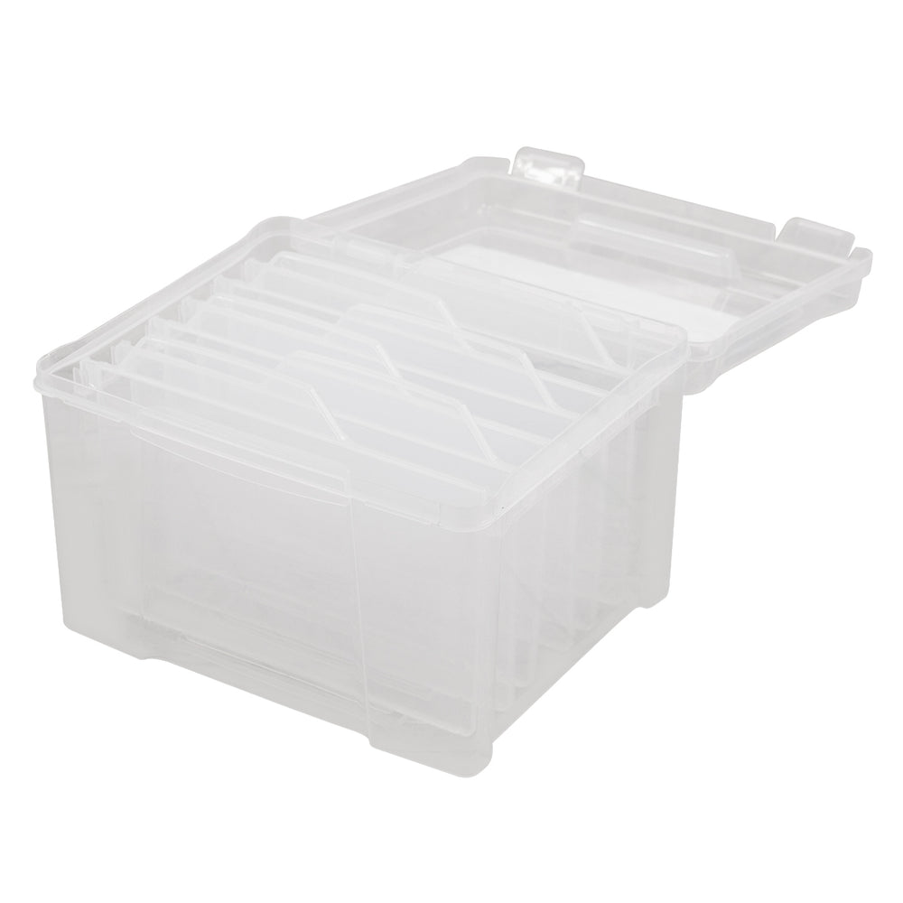 Card Keeper with 6 dividers 10.6" x 9.2" x 7.6"