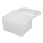 Card Keeper with 6 dividers 10.6" x 9.2" x 7.6"