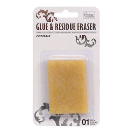 Glue & Residue Eraser - Size: 2"x2.5", 0.375" thick, 1pc