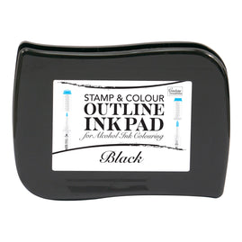 Black - Stamp and Colour Outline Ink Pad