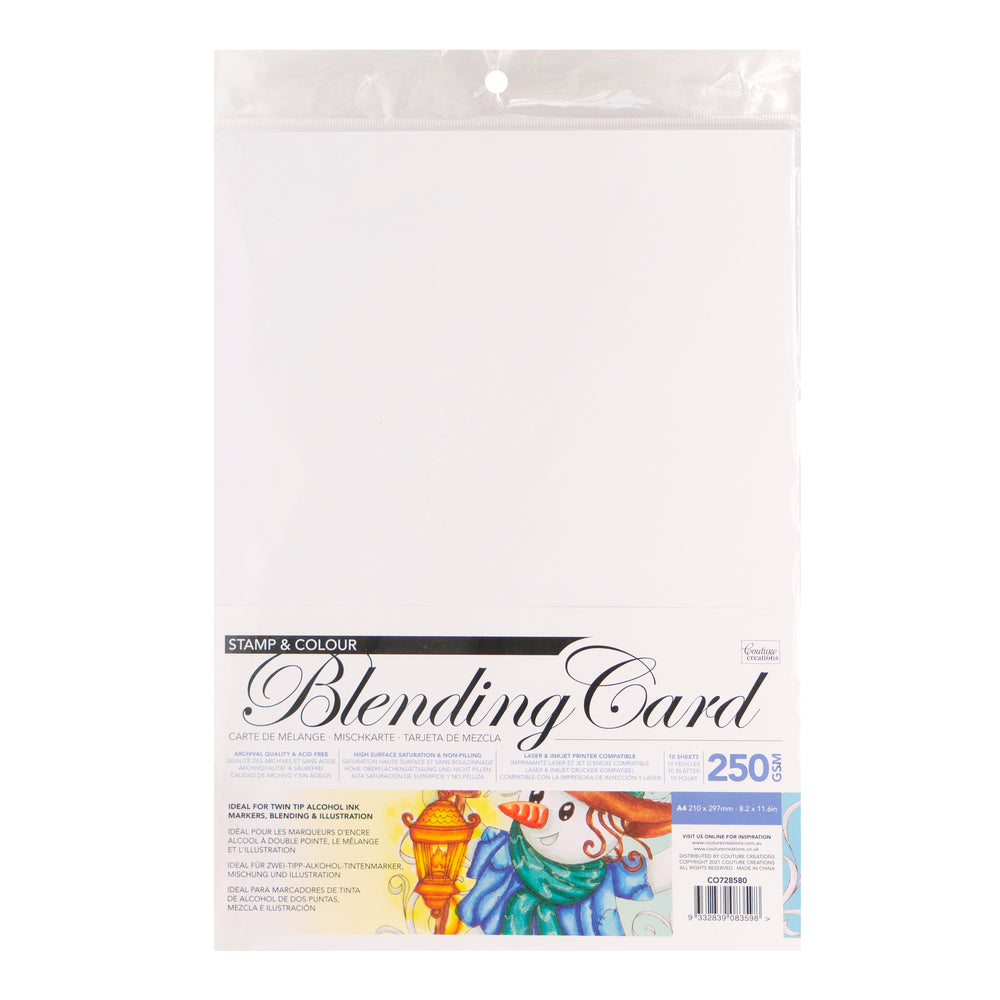 Blending Card- 10 sheets of 250gsm blending card
