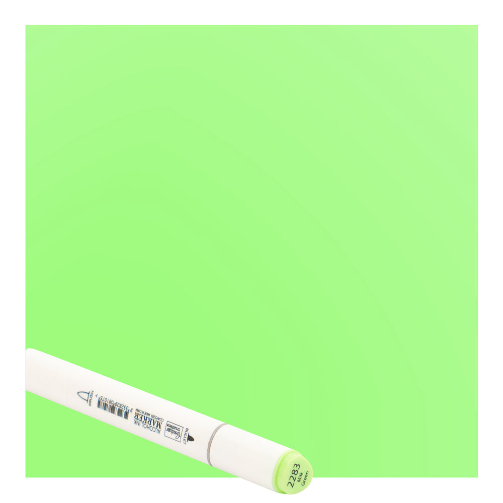 Milk Green Twin Tip Alcohol Ink Marker