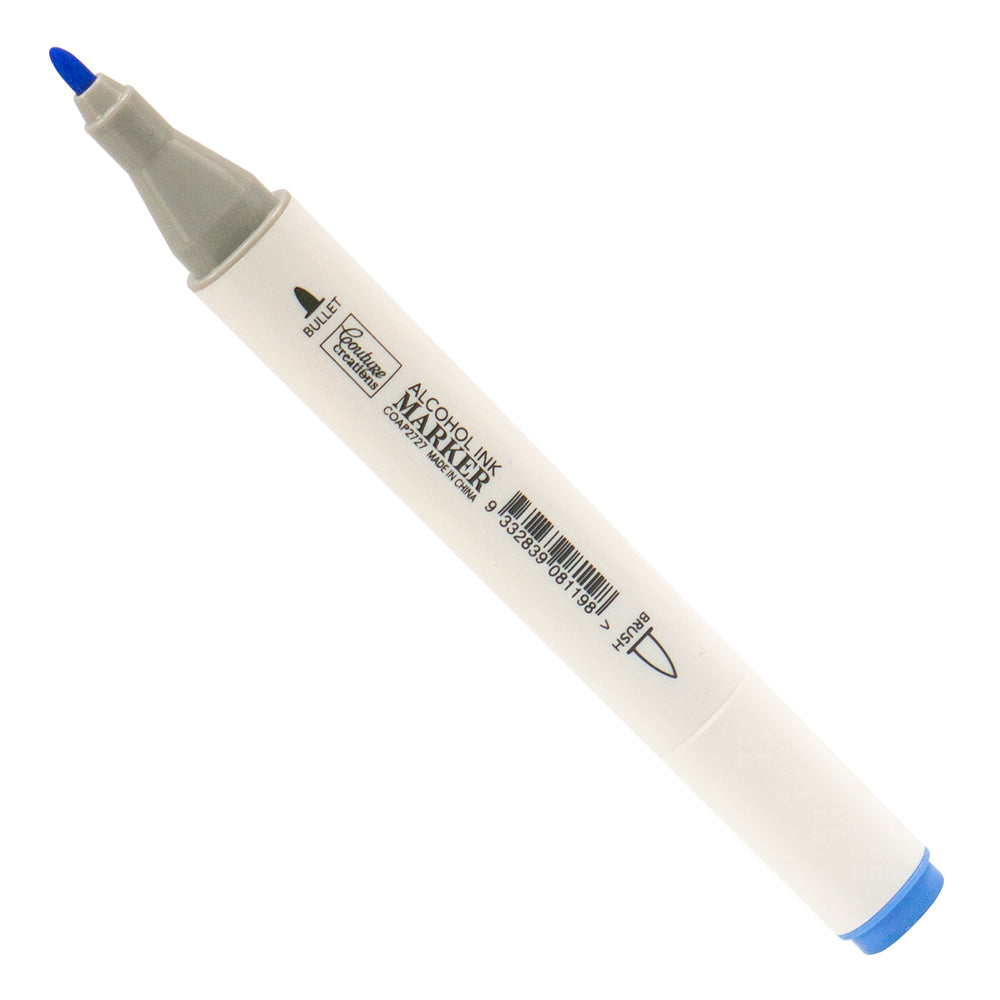 Bright Blue Twin Tip Alcohol Ink Marker