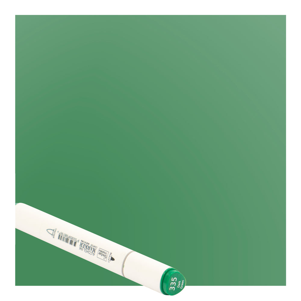 Dark Green Twin Tip Alcohol Ink Marker